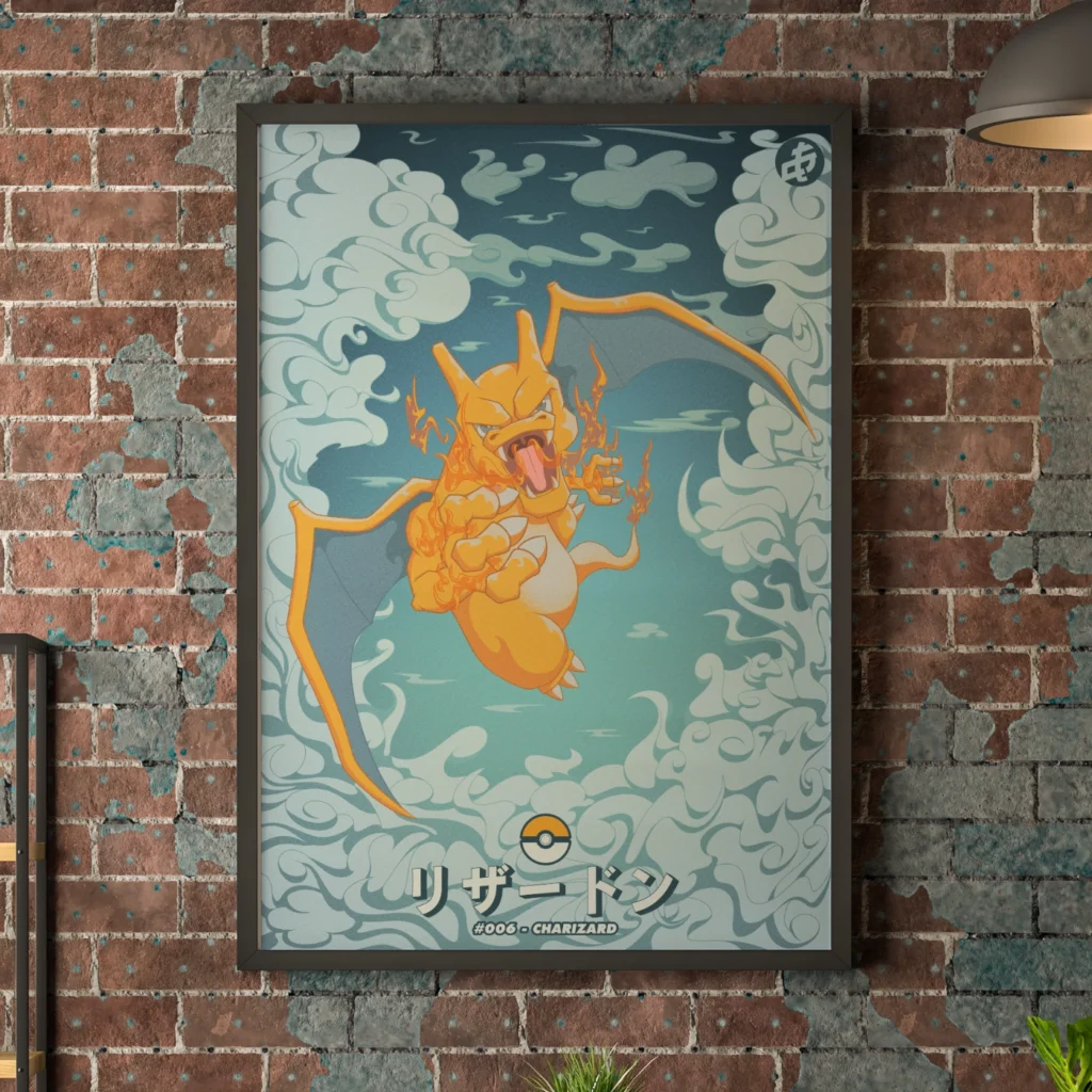 Pokémon-Charizard-Flamethrower-Docari-Studio