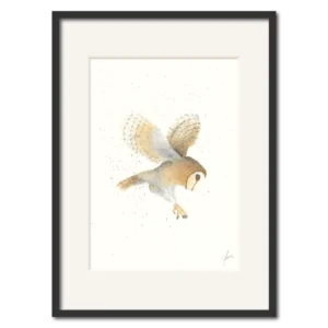 barn-owl-painting-Dócari-Studio-Ricardo-Loaiza