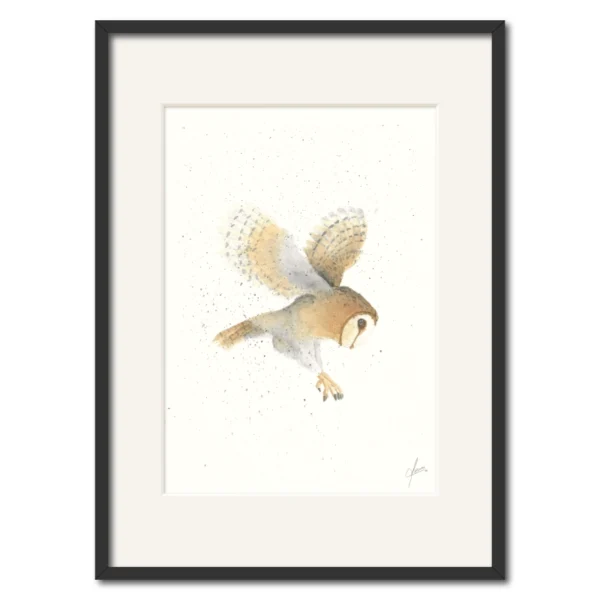 barn-owl-painting-Dócari-Studio-Ricardo-Loaiza