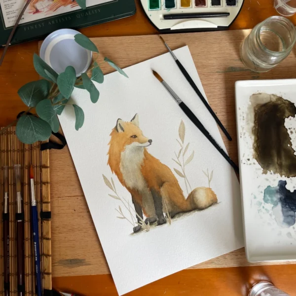 fox-painting-Dócari-Studio-Ricardo-Loaiza