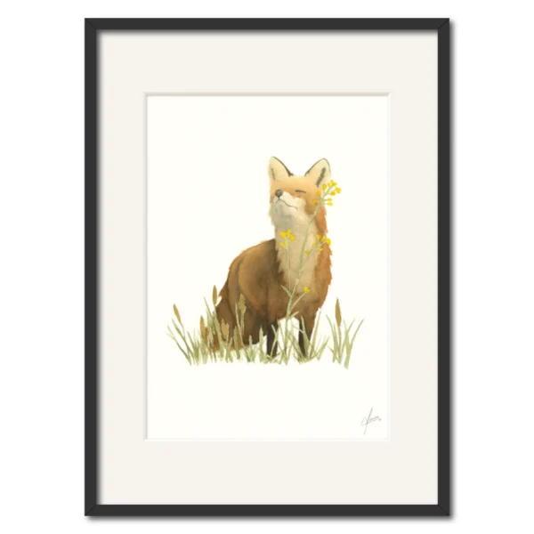 red-fox-painting-Dócari-Studio-Ricardo-Loaiza
